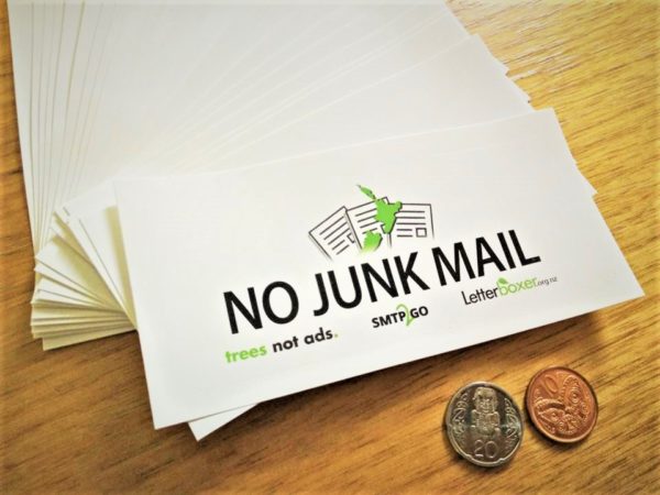 Letterboxer no junkmail stickers